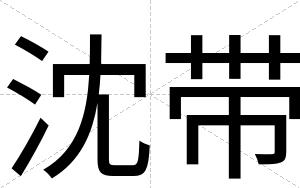 沈带