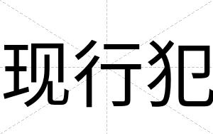 现行犯