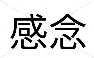 感念