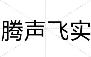 腾声飞实