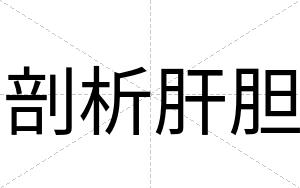 剖析肝胆