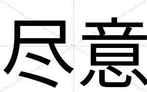 尽意
