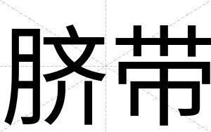 脐带