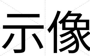 示像