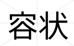 容状
