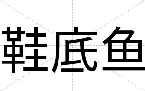 鞋底鱼