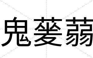 鬼蓌蒻