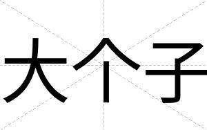 大个子
