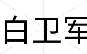 白卫军