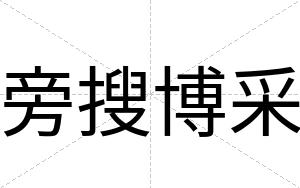 旁搜博采