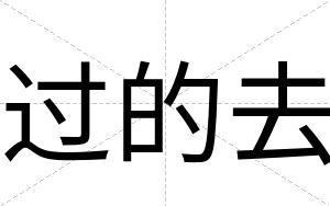 过的去