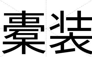 橐装