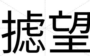 摅望