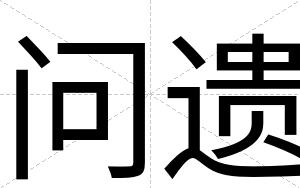 问遗