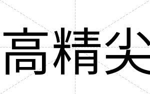 高精尖