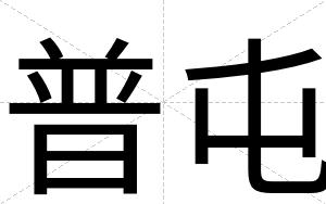 普屯