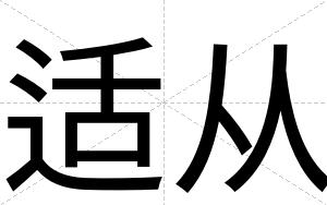 适从