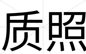 质照