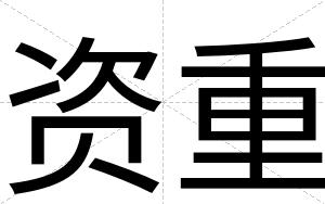 资重