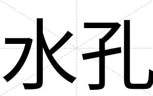 水孔