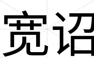 宽诏