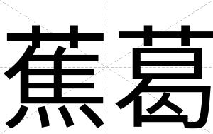 蕉葛