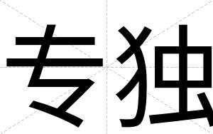 专独