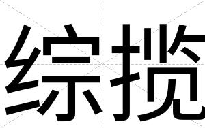 综揽