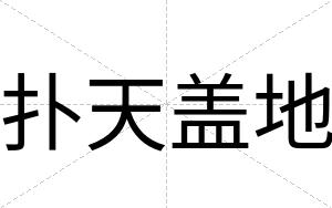 扑天盖地