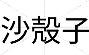 沙殻子