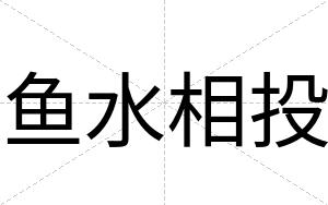 鱼水相投