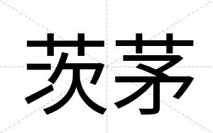 茨茅