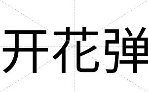 开花弹