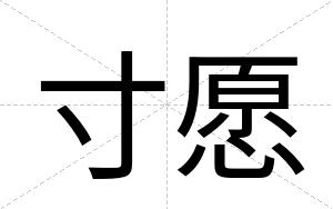 寸愿