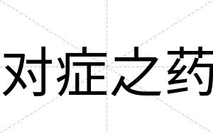 对症之药
