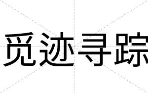 觅迹寻踪