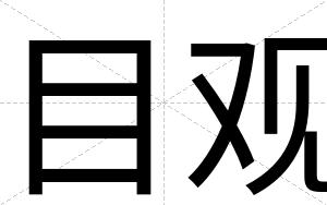 目观