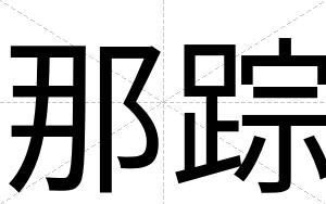 那踪