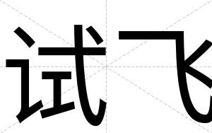 试飞