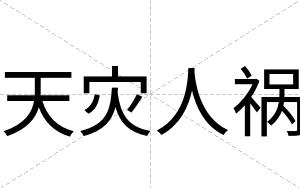 天灾人祸
