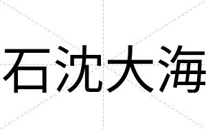石沈大海