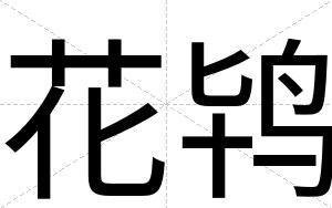 花鸨