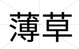 薄草