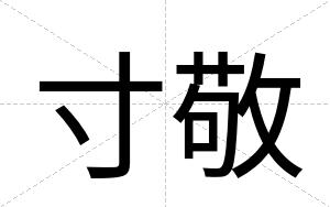 寸敬