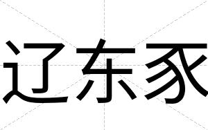 辽东豕
