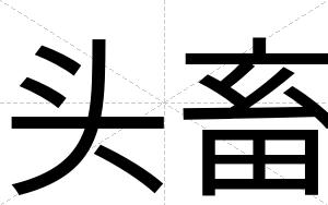 头畜