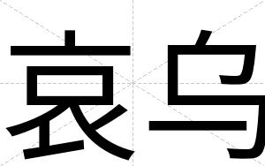 哀乌