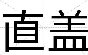 直盖