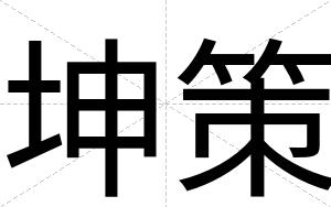 坤策