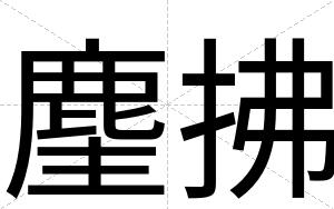 麈拂